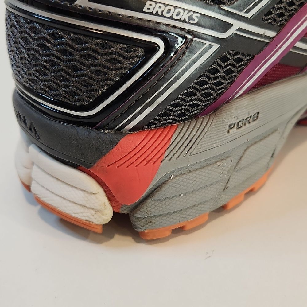 Brooks Adrenaline GTS 17 Running Shoes Anthracite/Fest Fuchsia Women's Sz 9 1/2 - Picture 15 of 16
